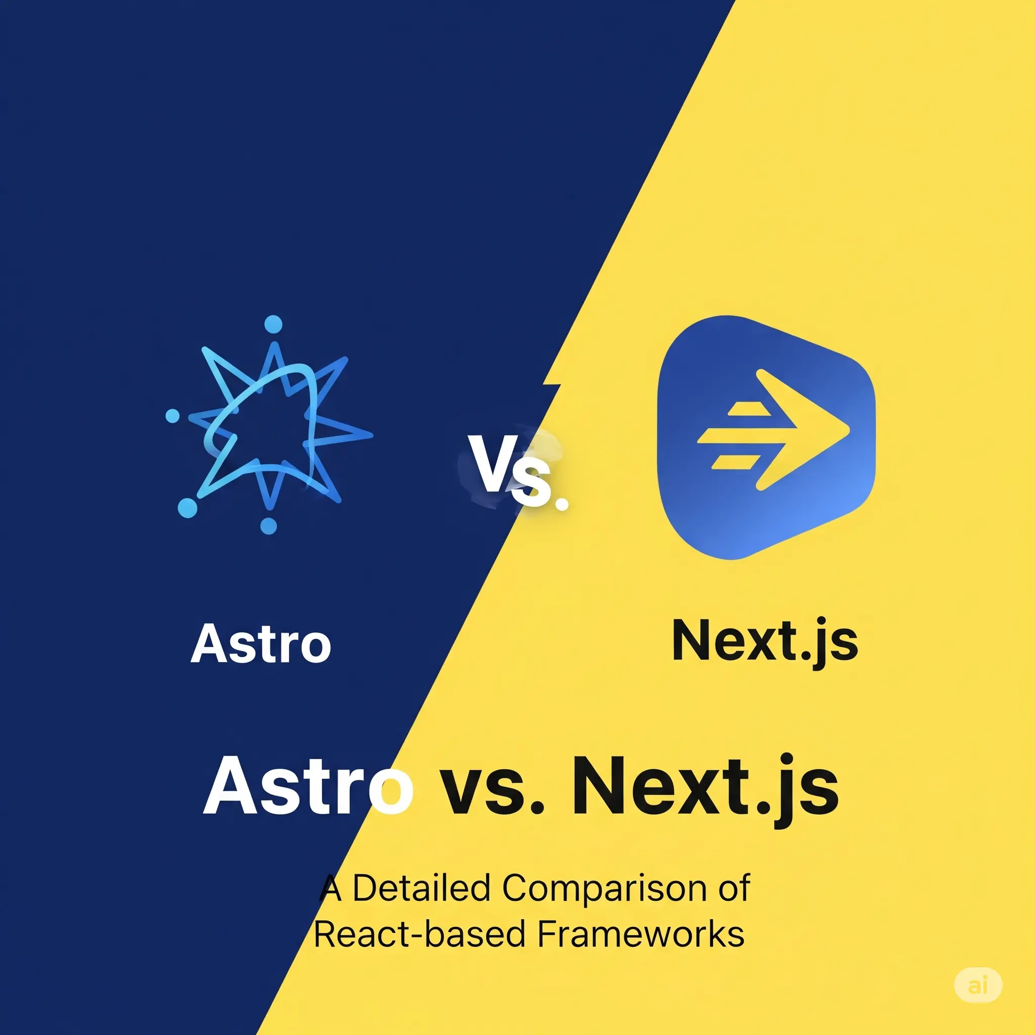 Ilustrasi Astro vs Next.js Mana yang terbaik
