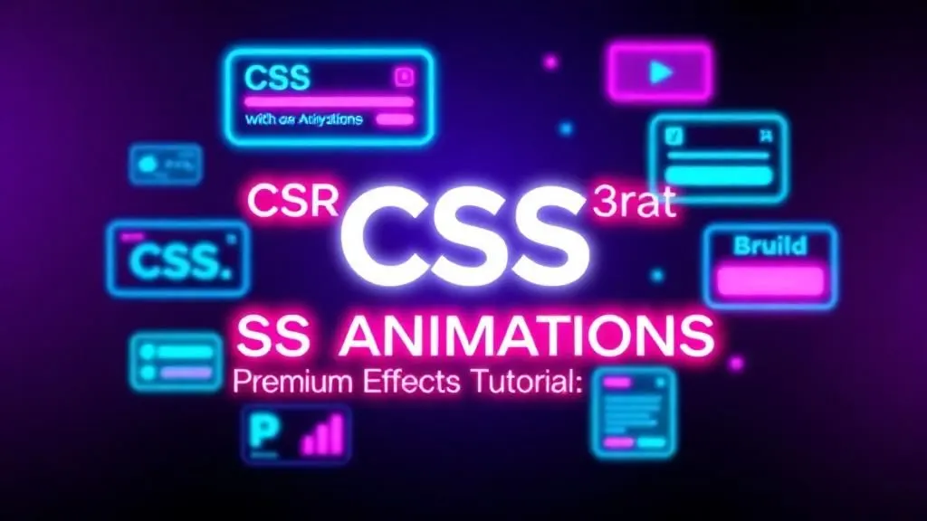 CSS Animations Premium Effects Tutorial Cover