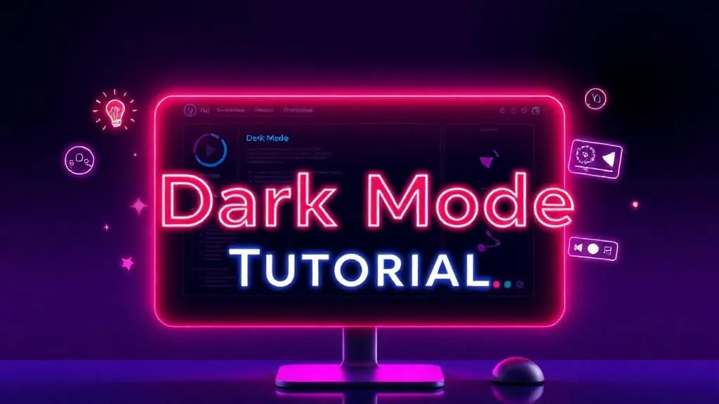 Dark Mode Implementation Tutorial Cover