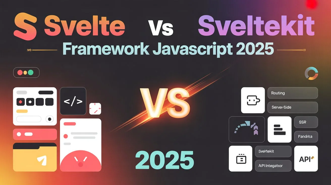 Svelte vs SvelteKit 2025: Framework JavaScript yang Underrated Banget (Seriously, Kenapa Masih Sepi?)